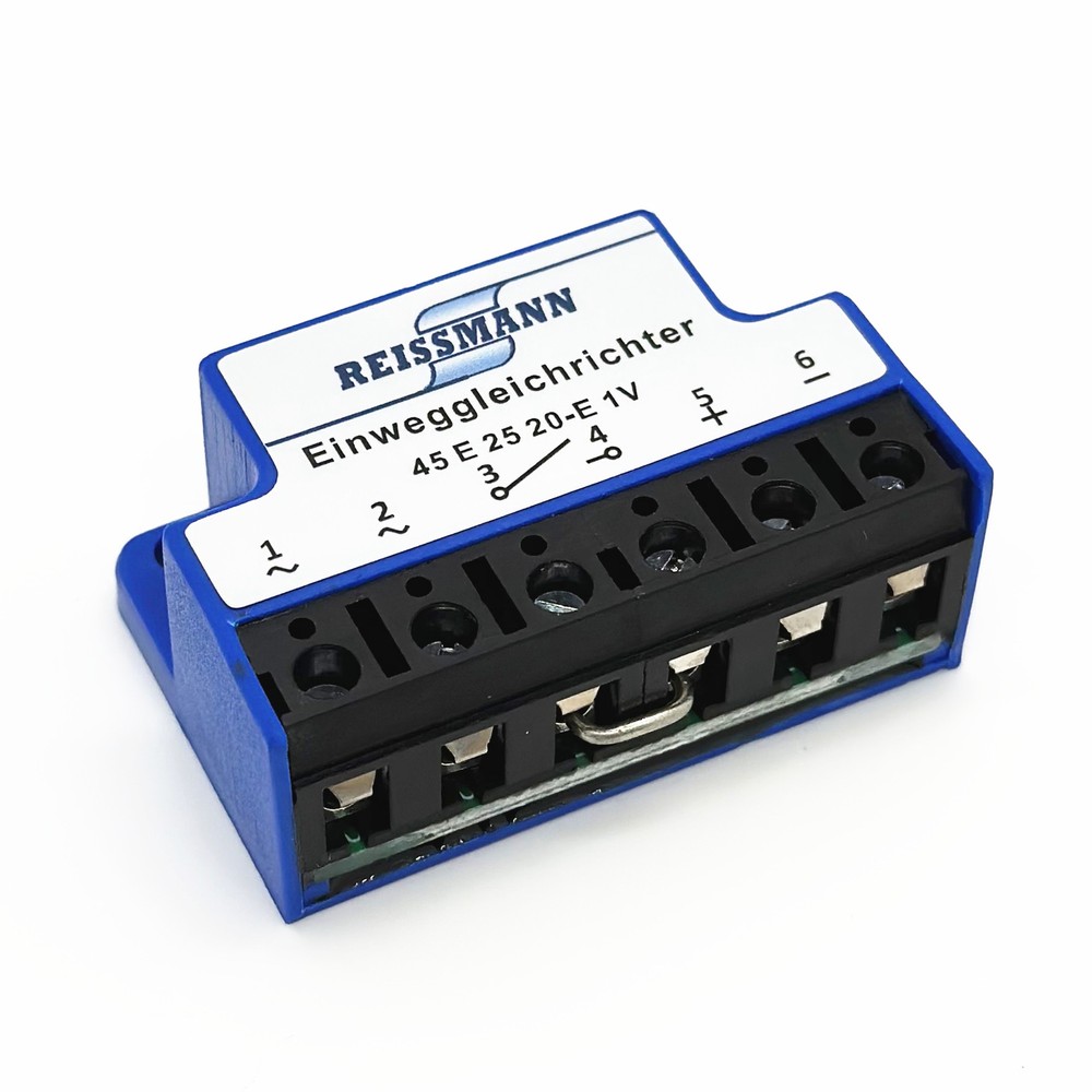 REISSMANN Einweggleichrichter 45 E 25 20-E1V Half wave Brake Rectifier