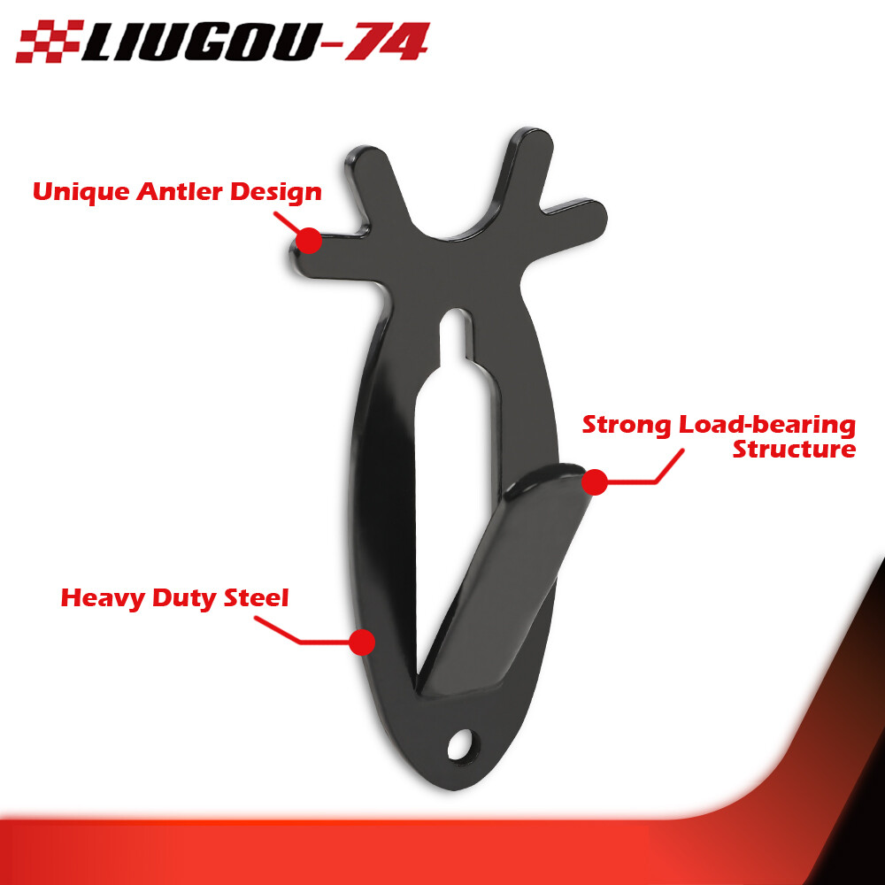 New Mount Wall Hanger Skull Hook Deer Antelope Antler Style 1/2/3/4/5/6Pcs