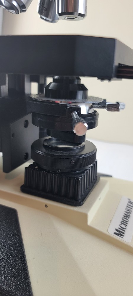Fisher 12-561B Micromaster Microscope With Objectives