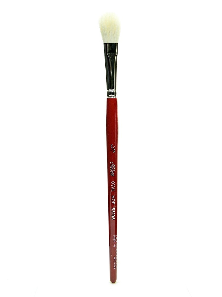 Silver Brush White Round Oval Mop Brushes