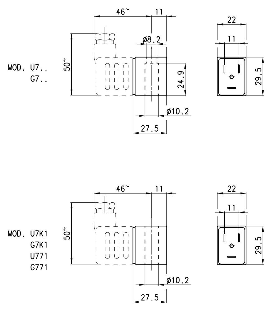 CAMOZZI U7K / U7K (BRAND NEW)