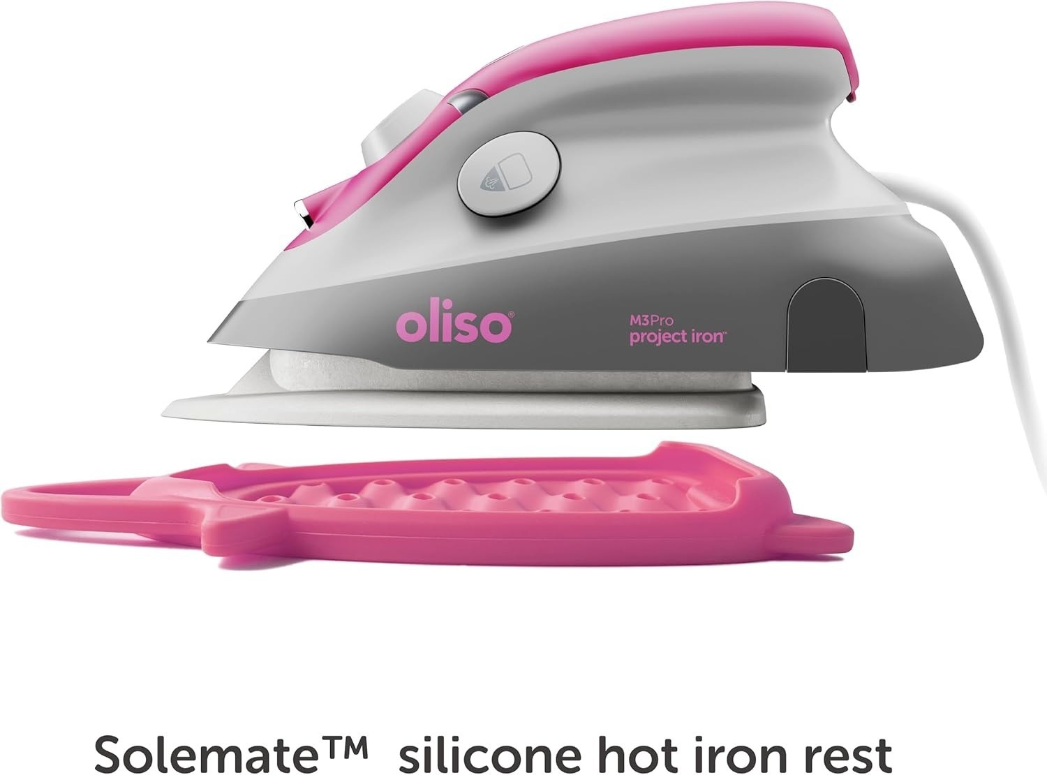 Oliso M3Pro Project Steam Iron w/ Soulmate - Raspberry - Very Good - 10004003