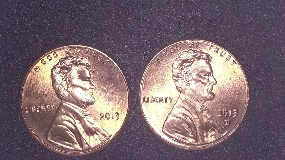 2013-P&D Lincoln Shield Cent (2) Penny Set BRILLIANT UNCIRCULATED