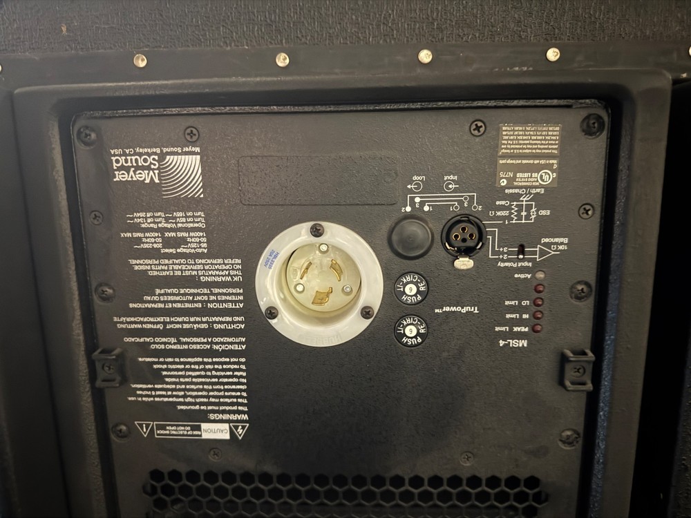 Meyer Sound MSL4 Large Format Point Source Wide Coverage Loudspeaker 6 Available