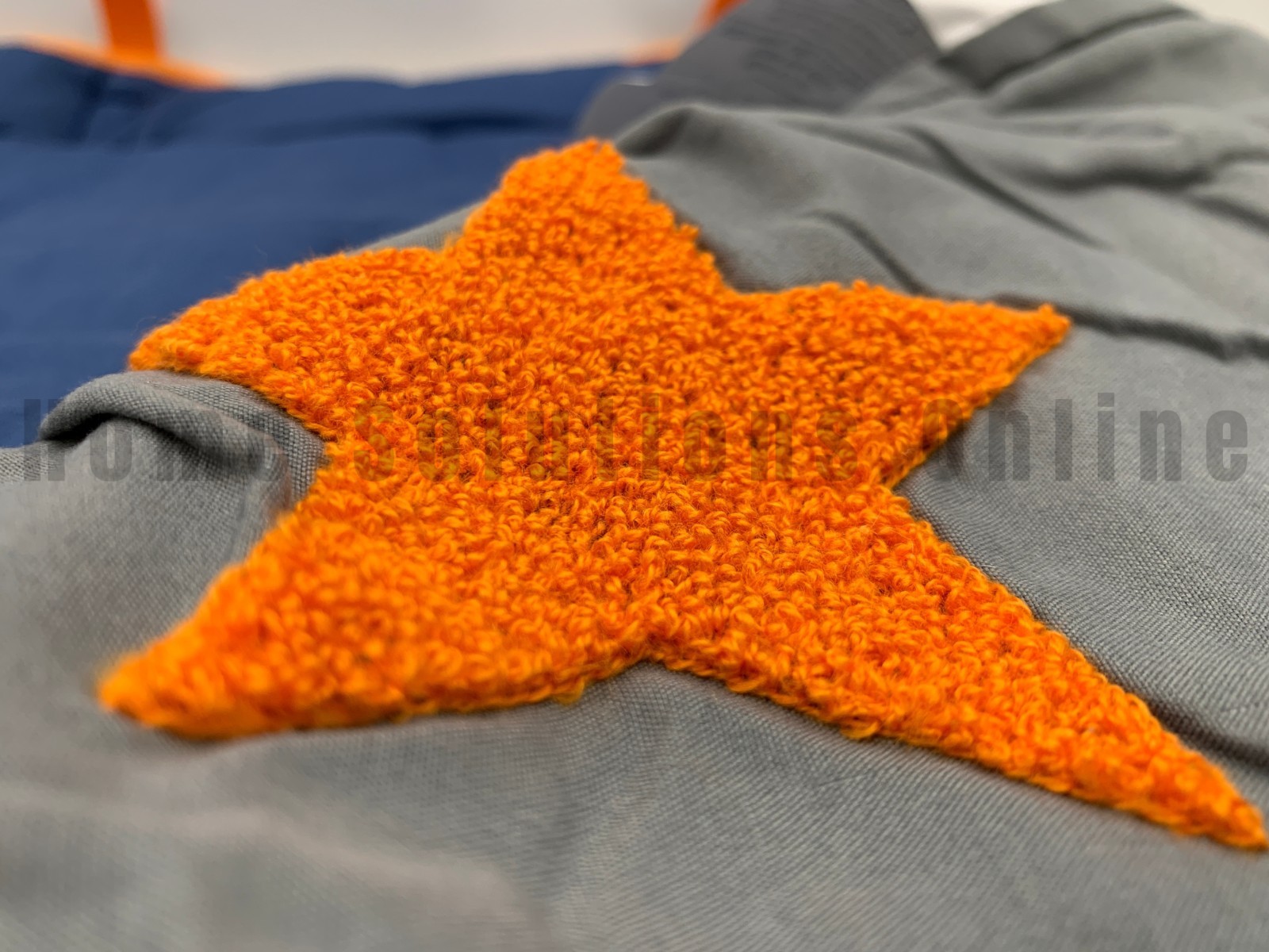 Pottery Barn Kids Mackenzie Colorful Chenille Stars Nap Sleeping Mat 51" #1E