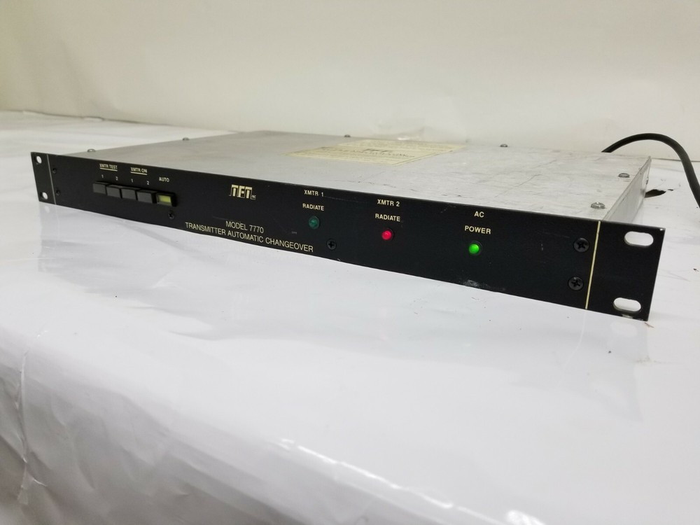 TFT Model 7770 Transmitter Automatic Changeover