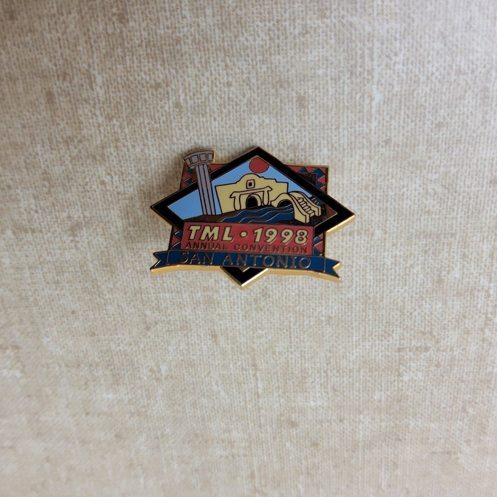 TML 1998 Annual Convention San Antonio Pin