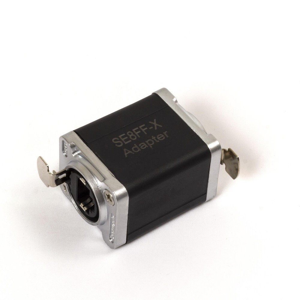 Seetronic SE8FF etherCON RJ45 Feedthrough Coupler Adaptor. Cable Extension