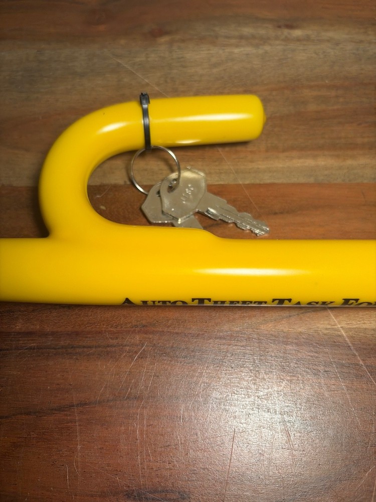 Auto Theft Task Force Steering Wheel Lock New