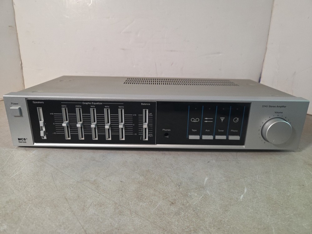 MCS Modular Compenet Systems Series 2245 Stereo Amplifier w/ Equalizer 683-2245A