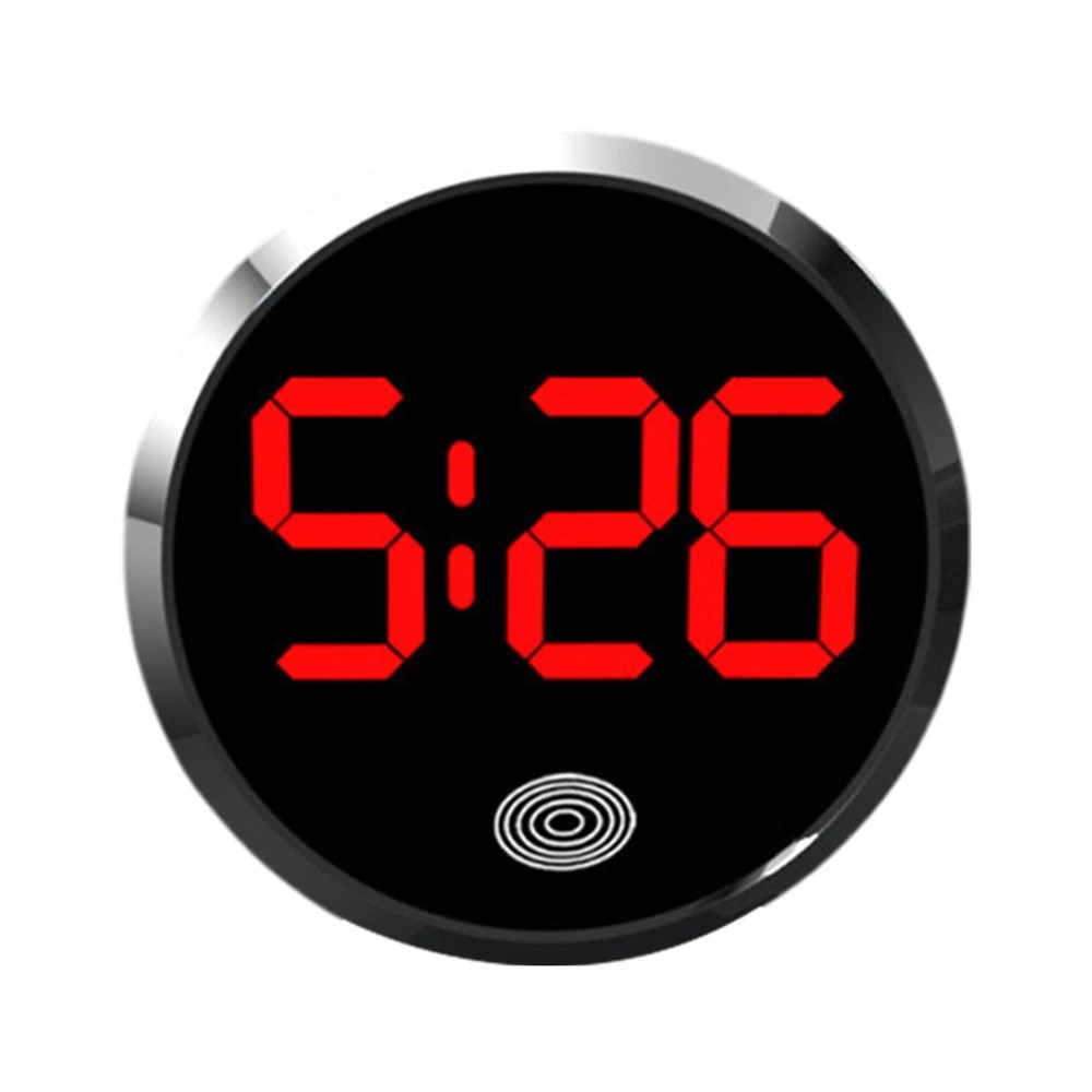 1Pc Car Dashboard Digital Clock Mini Electronic For Dash Vehicle Time Display