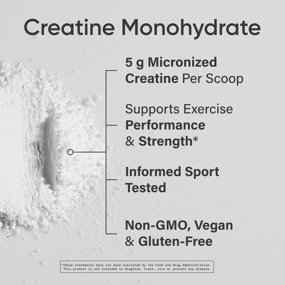 Creatine Monohydrate - Gain Lean Muscle, Improve Performance and Strength 2.2LB