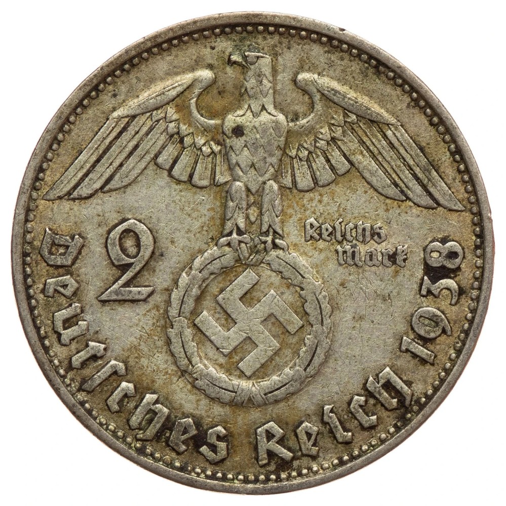 Germany - 2 Reichsmark 1938 B