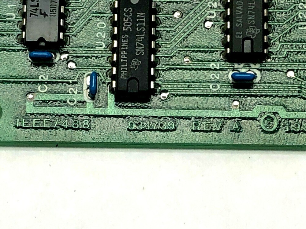Scientific Solutions IEEE-488 Interface Card REV A 934739 Copyright 1982