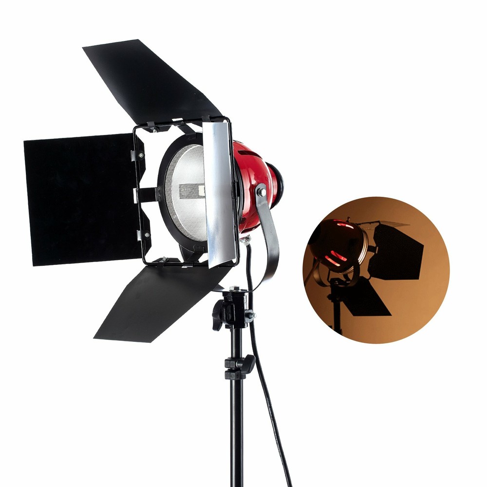 800W Red Head Light Video Lighting Dimmable Photo Studio Continuous with Dimmer