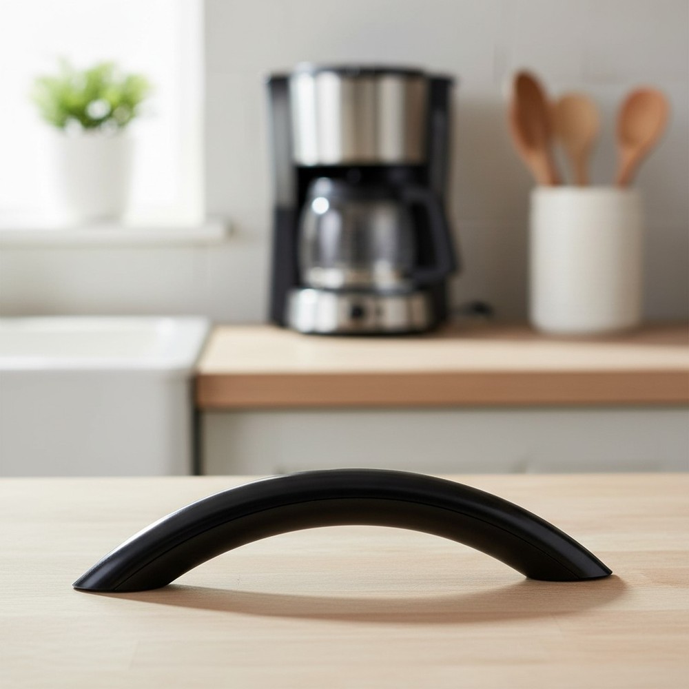 Microwave Door Handle Black Replacement Part Compatible with Some Whirlpool E...