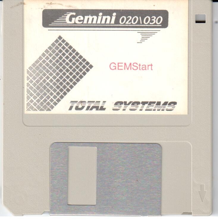 ITHistory (1980) IBM PC Software  GEMSTART GEMINI 020/030 (Total Systems) 3.5"OF