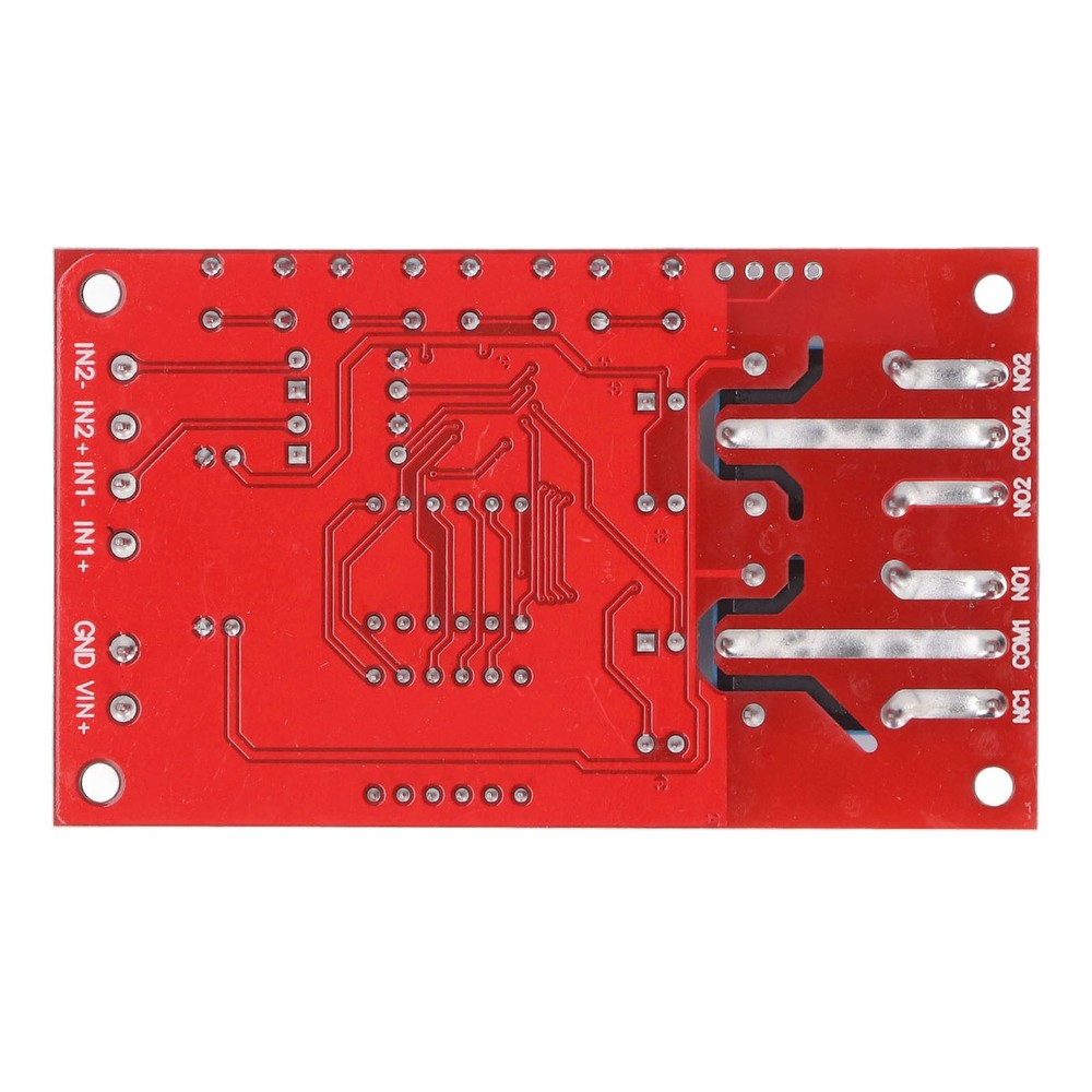 24V 2 Channel Relay Module LED Display Delay Self Locking Cycle Timer Module