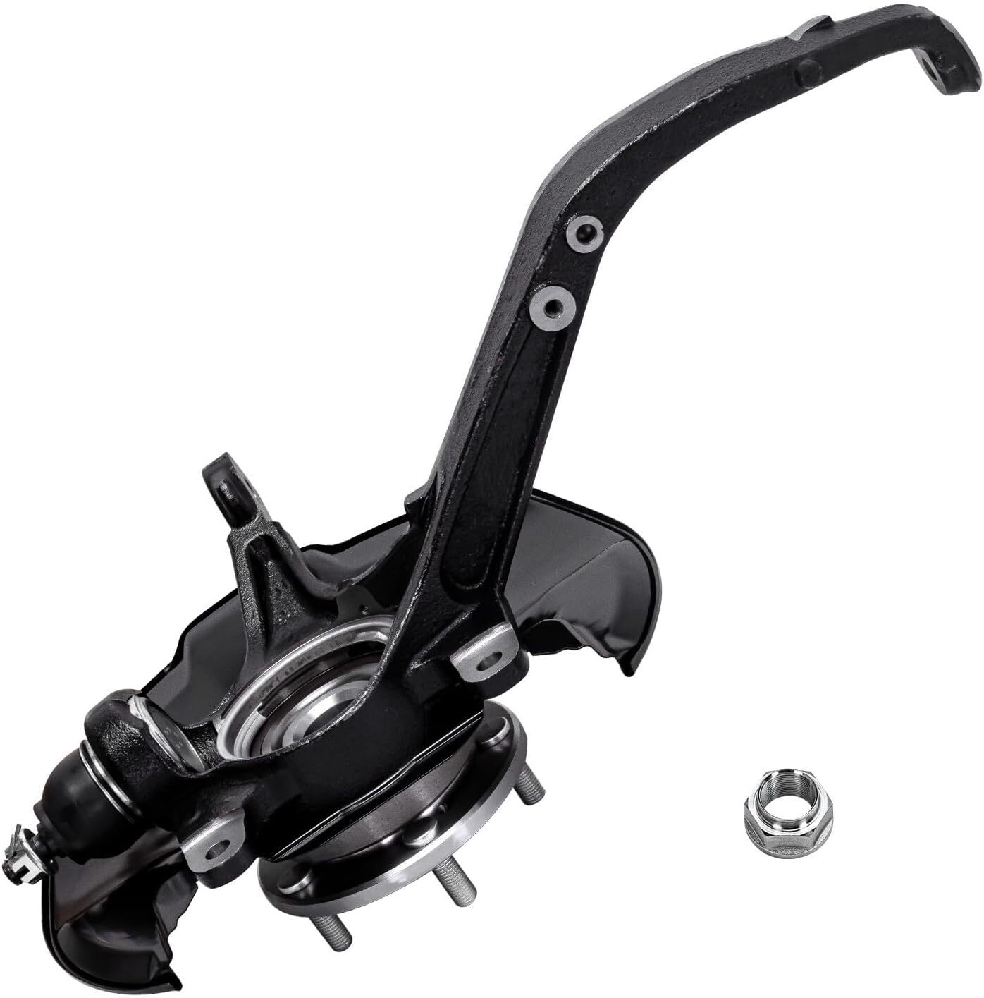 Pair For 2008-12 Honda Accord 2.4L 3.5L Front Wheel Bearing Hub Knuckle Assembly