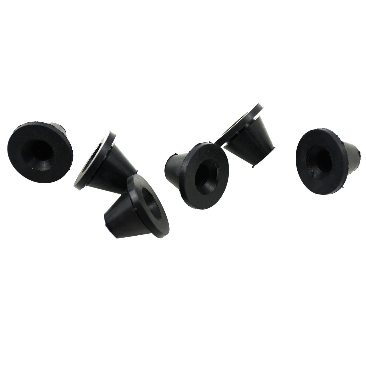 6x Rubber Side Cover Grommets Fits For Harley Touring Road King Glide 1996-2007