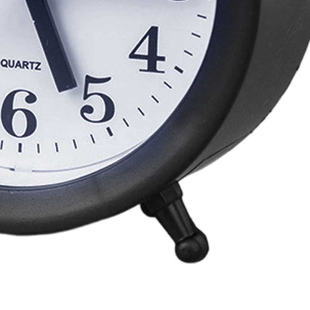 Small Analog Clock Silent Retro Home Decor Machine Battery Operated
