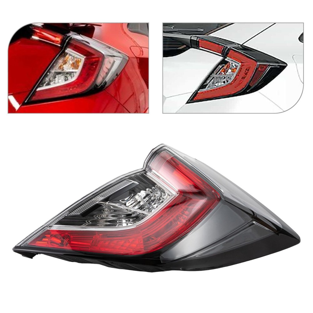 Halogen Tail Light Fits Civic Hatchback Type R 2017-2021 Right Passenger Side