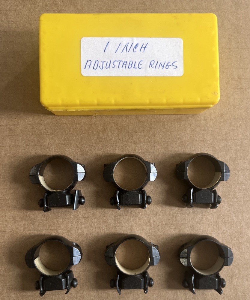 Lot3:1 Inch 22 adjustable Rings