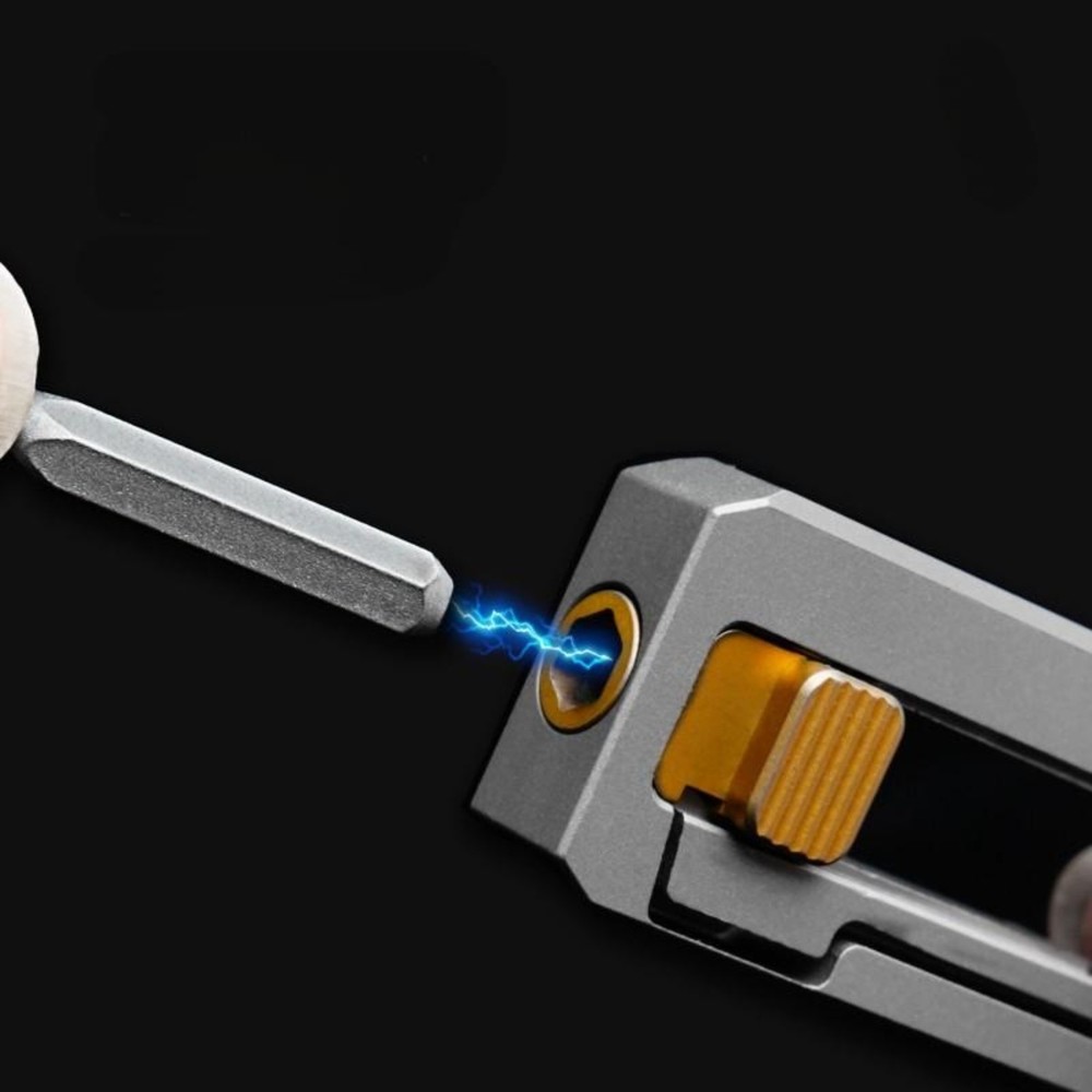 Titanium Screwdriver Portable Keychain Phillips Flathead Screwdriver EDC Tool