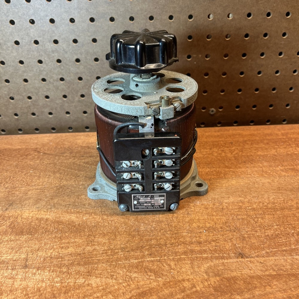 Adjust-A-Volt 500BU Variac 1kVA 7.5A Variable Auto Transformer 115V Tested