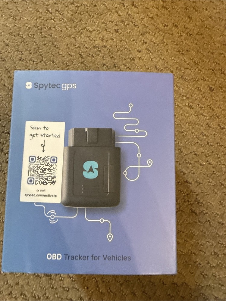 Spytec Anti-Theft Plug-in Car GPS Tracker Real-Time 5 Second Updates Ignition...
