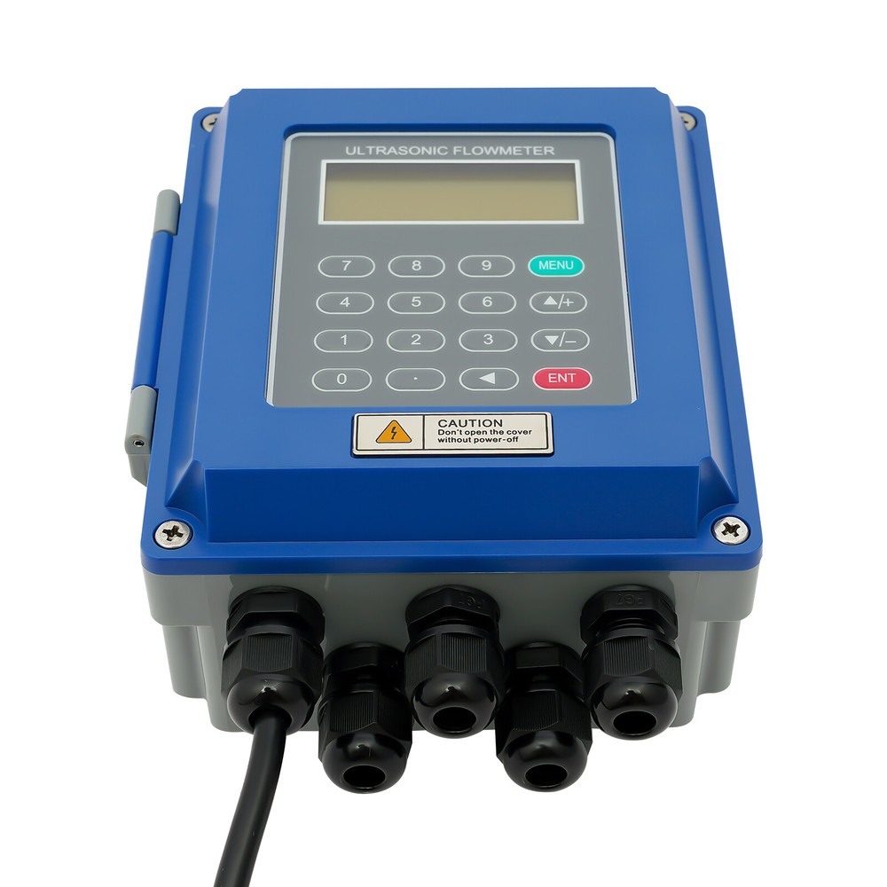TUF-2000B Ultrasonic Flowmeter Wall Mounted Digital Host Water Flow Meter Set US