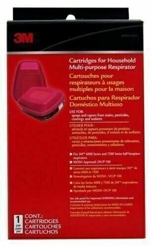 3M Replacement Cartridges, Household Multi-Purpose Respirator