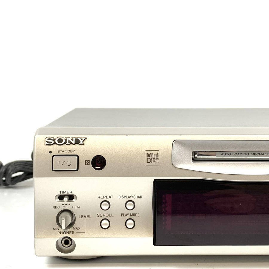 Sony MDS-S39 MiniDisc MD Player Silver Tested Working Compact Disc Recorder