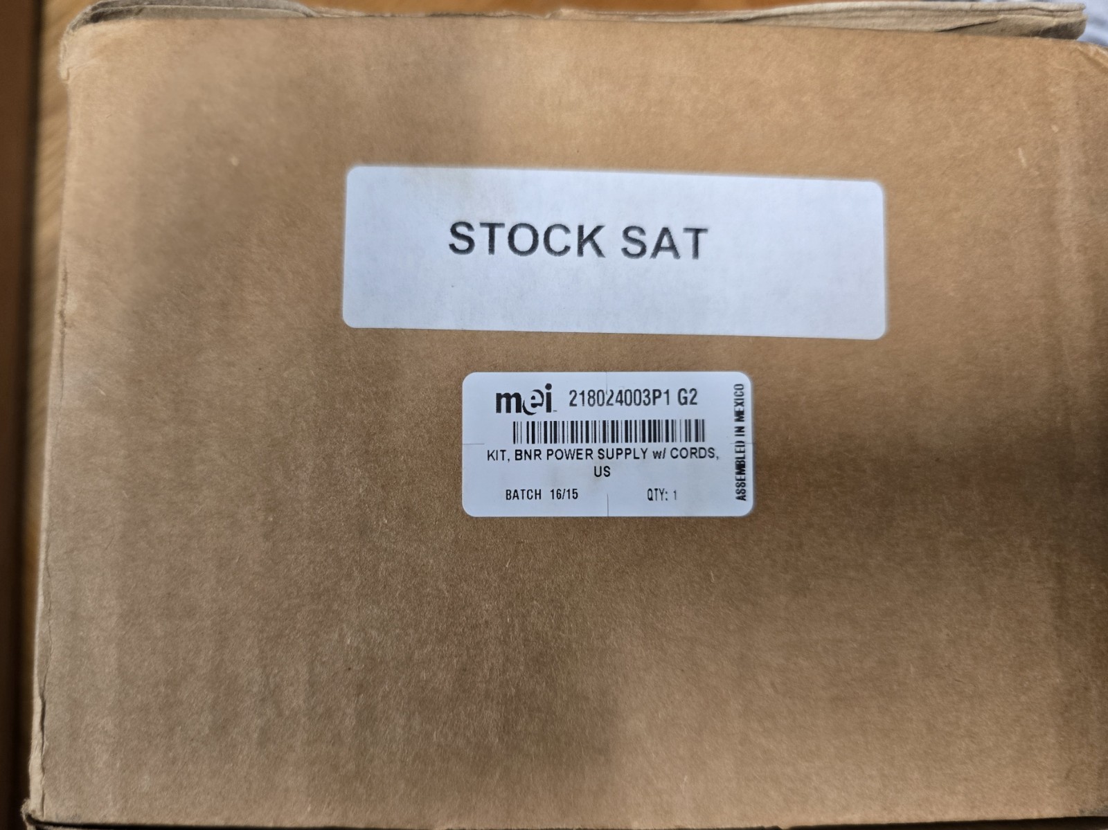 MEI SCR 8327 BILL RECYCLER