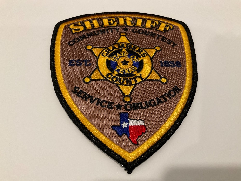 Colorful Chambers County Sheriff State Texas TX
