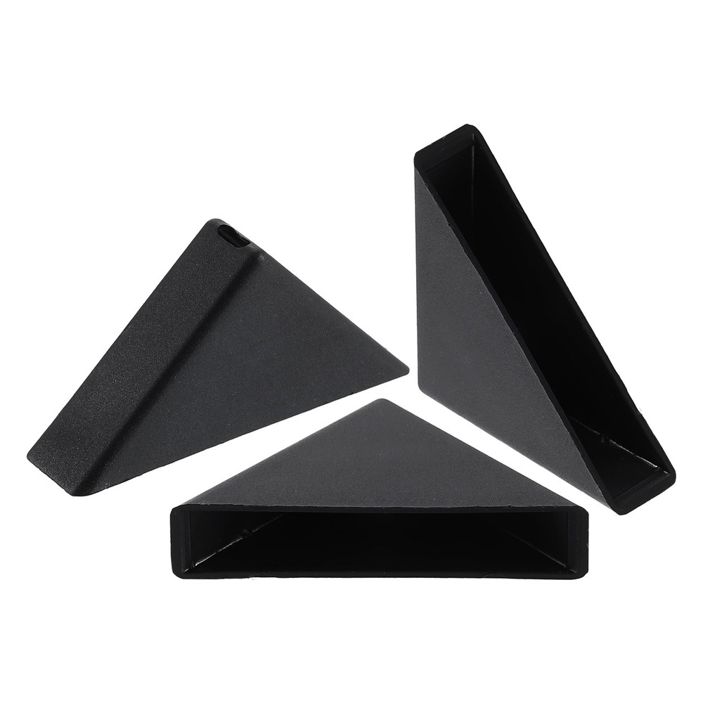 20Pcs Corner Protectors 9x50mm Plastic Right Angle Corner Guards Cushion Black