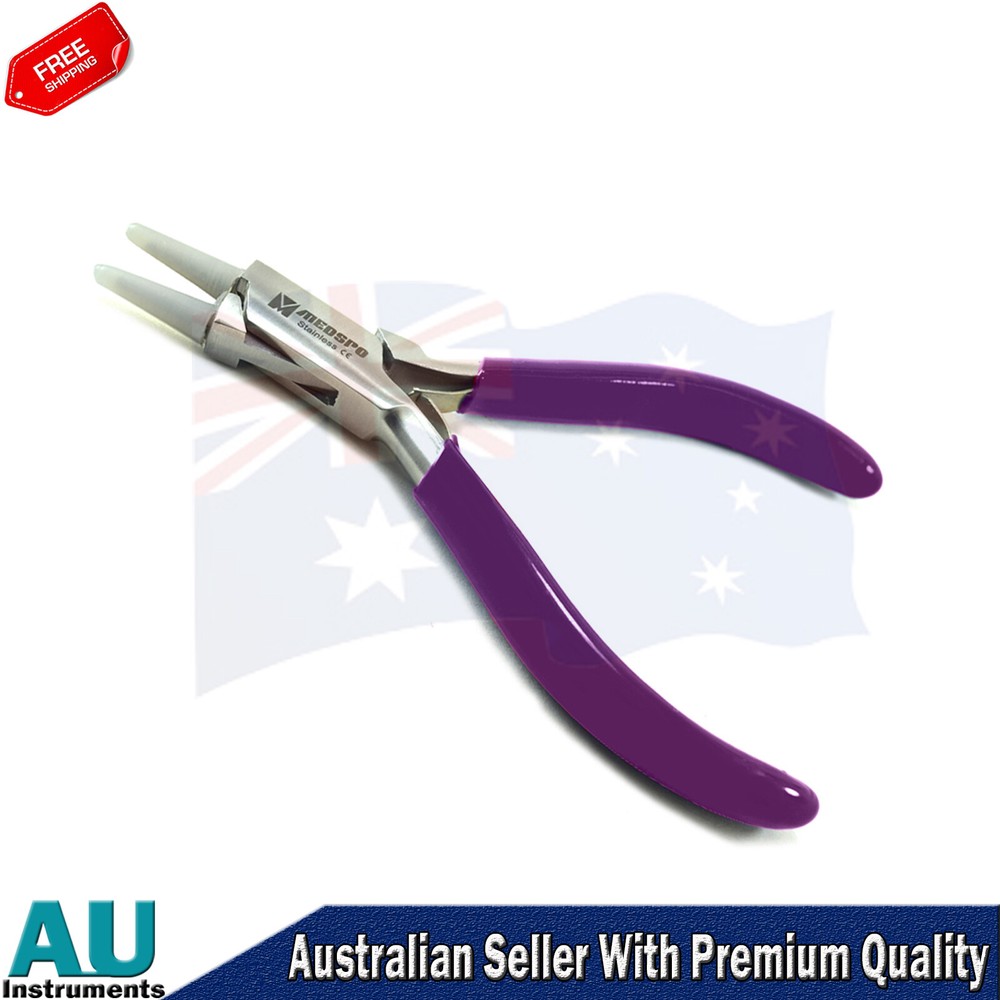 Plastic Jaws Flat Nose Pliers With Nylon Jaws Optical Tools