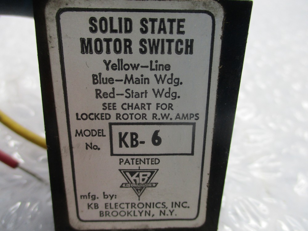 KB ELECTRONICS KB-6 SWITCH NSNP