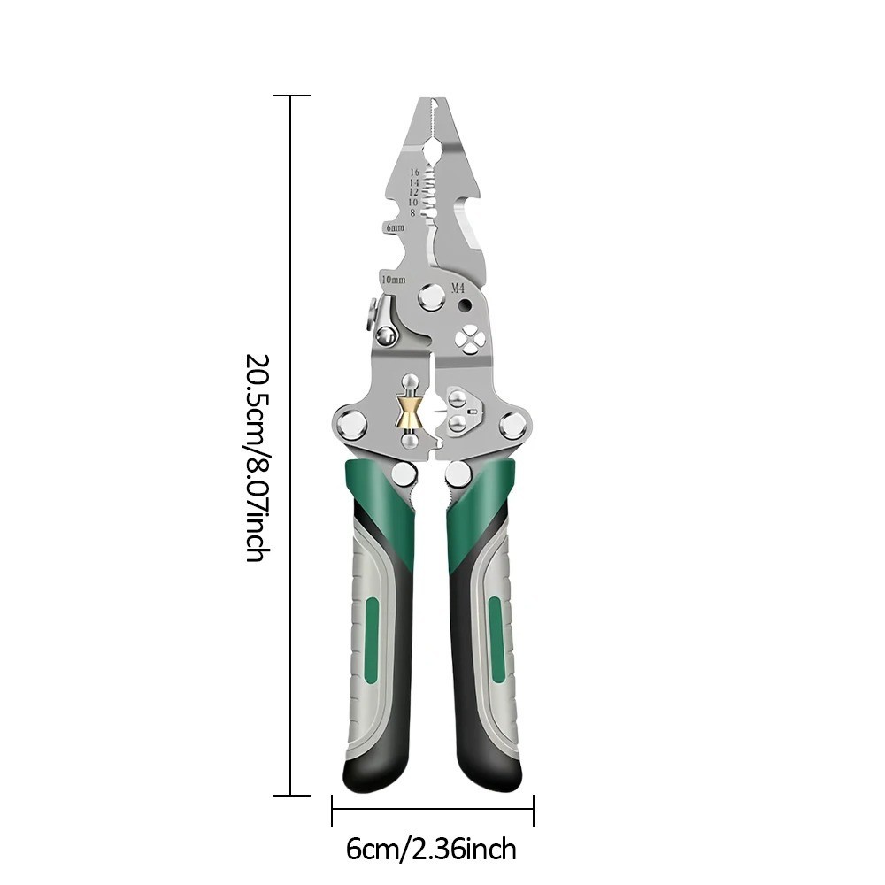 Foldable Wire Strippers Wire Stripping Tool Electrical Pliers For Electrician ❆