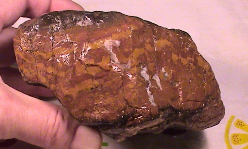 Chalcopyrite Script Jasper Agate, Natural Lapidary Rock, 3 LBS, 4 OZ, #300