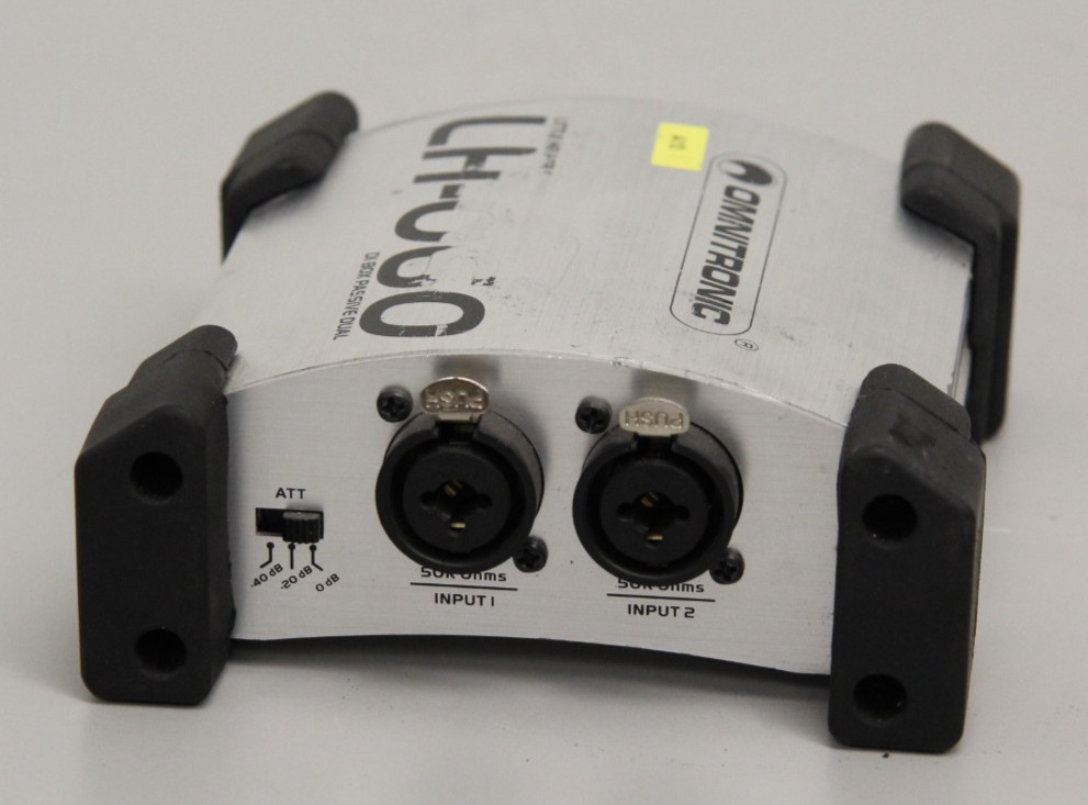 Omnitronic LH-060 DI-Box Passive Dual Active