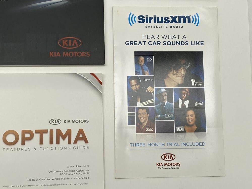 Owners Manual 2012 Kia Optima 86751