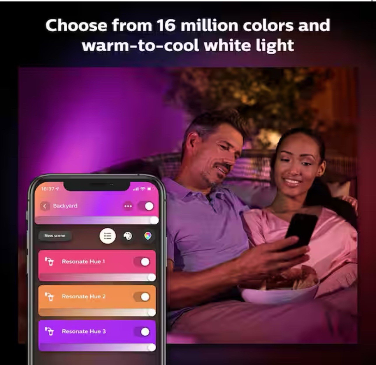 Philips Hue Resonate White & Color Ambiance Outdoor Wall LED Wall Light