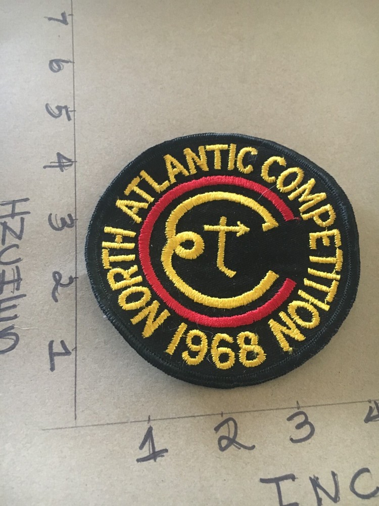 US NAVY North Atlantic Competition 1968 Squadron Patch 5/1/25