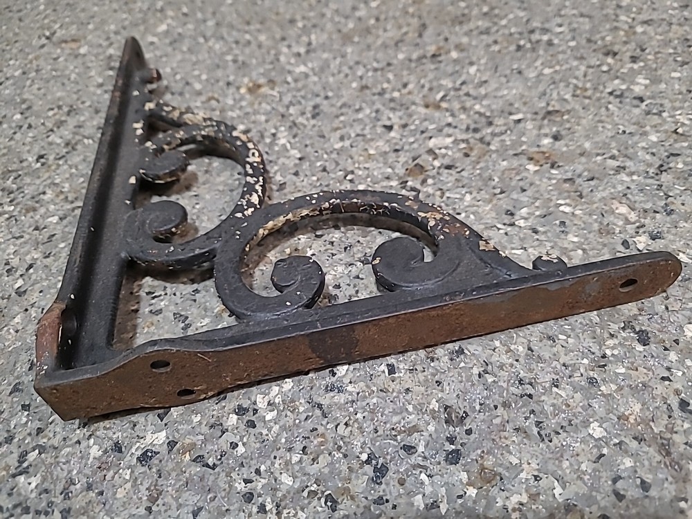 Antique Cast Iron Shelf Bracket