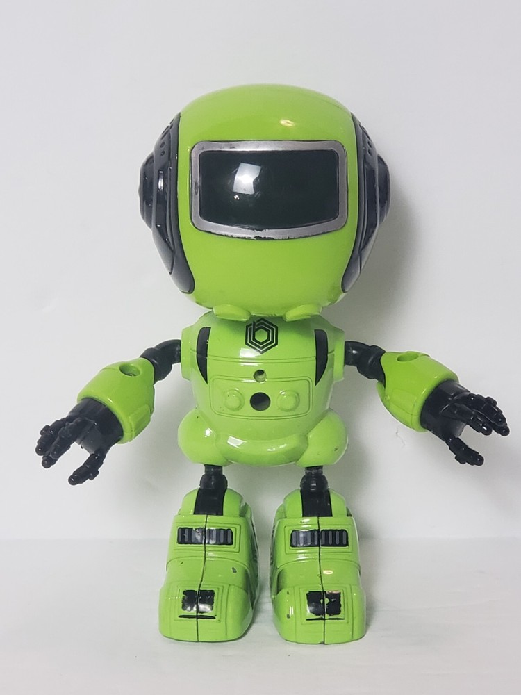 BOT Robot Die Cast Green Toy Figure