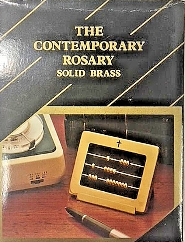 NIB~The Contemporary Rosary Solid Brass~NEW