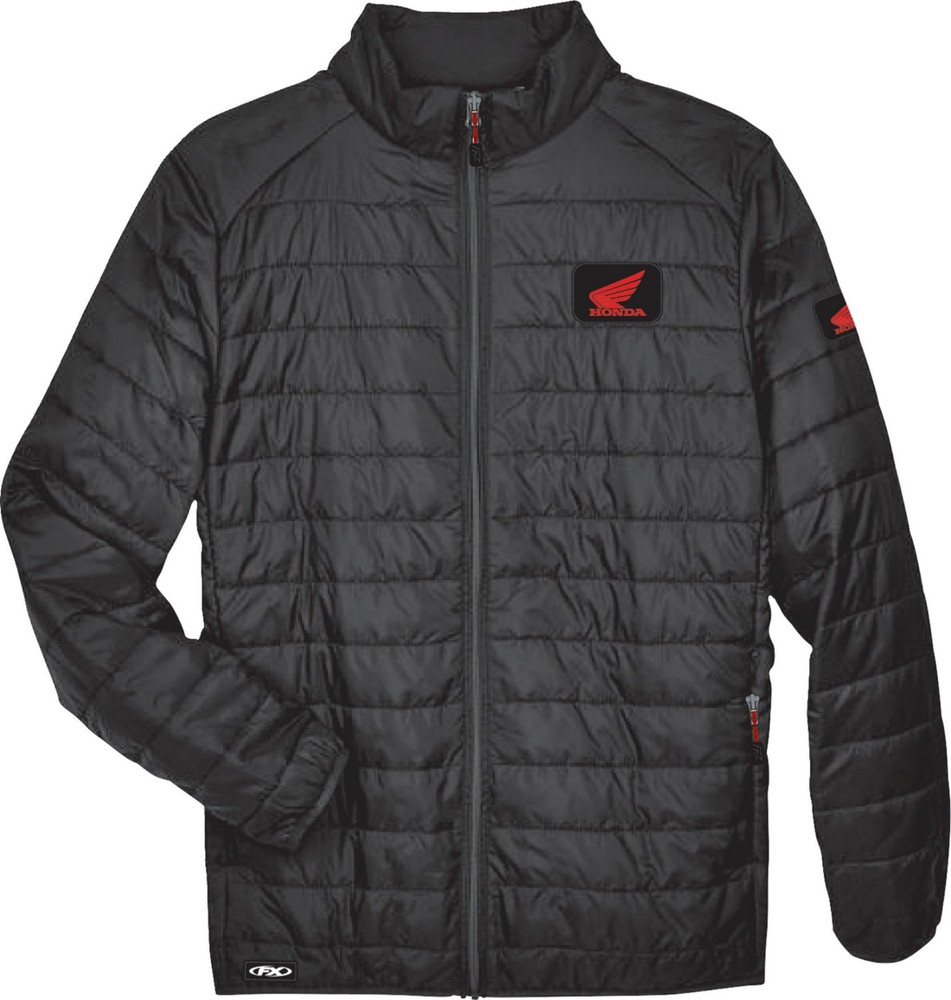 Factory Effex Honda Mens Puffer Jacket Black