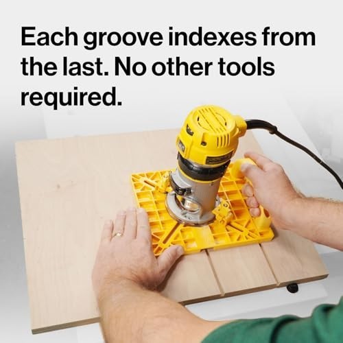 Precision Router Guide for Woodworking, Dovetail Track System, Easy Setup, Self-