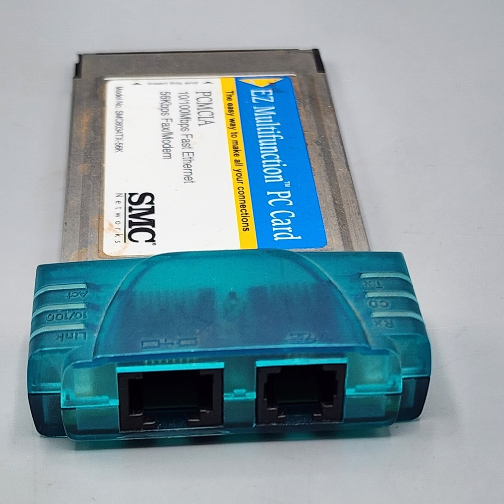 SMC EZ Mulrifunction PC Card - FastEthernet & 56k modem